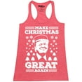 thumbnail image 1 of Shop4Ever Women's Make Christmas Great Again Trump Racerback Tank Top X-Large Red, 1 of 5