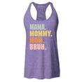thumbnail image 1 of Shop4Ever Women's Mama Mommy Mom Bruh Racerback Tank Top X-Small Purple, 1 of 5