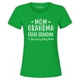 thumbnail image 1 of Shop4Ever Women's Mom Grandma Great-Grandma Graphic T-Shirt X-Large Irish Green, 1 of 5