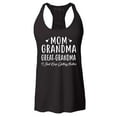 thumbnail image 1 of Shop4Ever Women's Mom Grandma Great-Grandma Racerback Tank Top X-Large Black, 1 of 5
