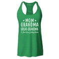 thumbnail image 1 of Shop4Ever Women's Mom Grandma Great-Grandma Racerback Tank Top XX-Large Kelly Green, 1 of 5