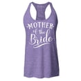thumbnail image 1 of Shop4Ever Women's Mother of the Bride Wedding Racerback Tank Top Medium Purple, 1 of 5