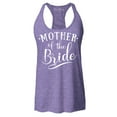 thumbnail image 1 of Shop4Ever Women's Mother of the Bride Wedding Racerback Tank Top XX-Large Purple, 1 of 5