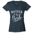thumbnail image 1 of Shop4Ever Women's Mother of the Bride Wedding Slim Fit V-Neck T-Shirt X-Large Charcoal, 1 of 5