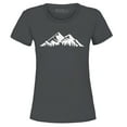 thumbnail image 1 of Shop4Ever Women's Mountains Scenery Nature Wildlife Graphic T-Shirt Large Charcoal, 1 of 5