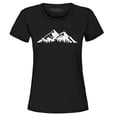thumbnail image 1 of Shop4Ever Women's Mountains Scenery Nature Wildlife Graphic T-Shirt Medium Black, 1 of 5