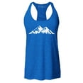 thumbnail image 1 of Shop4Ever Women's Mountains Scenery Nature Wildlife Racerback Tank Top Large Royal Blue, 1 of 5