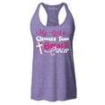 thumbnail image 1 of Shop4Ever Women's My God is Stronger Than Breast Cancer Racerback Tank Top X-Large Purple, 1 of 5
