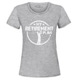 thumbnail image 1 of Shop4Ever Women's My Retirement Plan Golfing Graphic T-Shirt Medium Sports Grey, 1 of 5