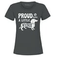 thumbnail image 1 of Shop4Ever Women's Proud to Have a Little Weiner Funny Dachshund Dog Graphic T-Shirt Medium Charcoal, 1 of 5