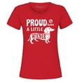 thumbnail image 1 of Shop4Ever Women's Proud to Have a Little Weiner Funny Dachshund Dog Graphic T-Shirt Small Red, 1 of 5