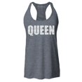 thumbnail image 1 of Shop4Ever Women's Queen African Pattern Style Racerback Tank Top Small Charcoal, 1 of 5
