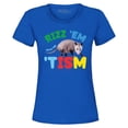 thumbnail image 1 of Shop4Ever Women's Rizz 'Em with the 'Tism Austism Neurodiversity Graphic T-Shirt Large Royal Blue, 1 of 5