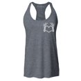 thumbnail image 1 of Shop4Ever Women's Skeleton Heart Hands Pocket Size Racerback Tank Top Small Charcoal, 1 of 5