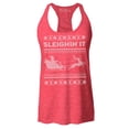 thumbnail image 1 of Shop4Ever Women's Sleighin' It  Racerback Tank Top Large Red, 1 of 5