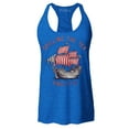 thumbnail image 1 of Shop4Ever Women's Spilling The Tea Since 1773 Racerback Tank Top X-Large Royal Blue, 1 of 5