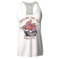 thumbnail image 1 of Shop4Ever Women's Spilling The Tea Since 1773 Racerback Tank Top X-Large White, 1 of 5
