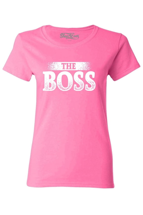 Women's The Boss Graphic T-Shirt XX-Large Azalea Pink