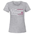 thumbnail image 1 of Shop4Ever Women's The Comeback is Always Stronger Than The Setback Graphic T-Shirt Medium Sports Grey, 1 of 5