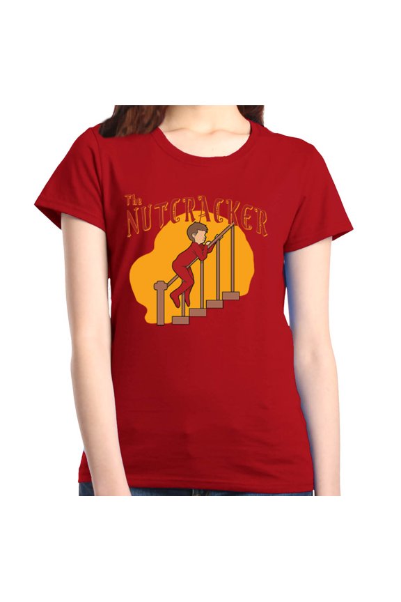 Women's The Nutcracker Christmas Ugly Xmas Funny Graphic T-Shirt