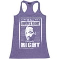 thumbnail image 1 of Shop4Ever Women's The Time is Always Right to Do What is Right MLK Racerback Tank Top Medium Purple, 1 of 5