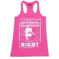 thumbnail image 1 of Shop4Ever Women's The Time is Always Right to Do What is Right MLK Racerback Tank Top Small Fuchsia, 1 of 5