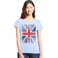 thumbnail image 1 of Shop4Ever Women's Union Jack British Flag UK Graphic T-Shirt XX-Large White, 1 of 5