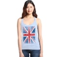 thumbnail image 1 of Shop4Ever Women's Union Jack British Flag UK Racerback Tank Top X-Small White, 1 of 5