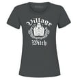 thumbnail image 1 of Shop4Ever Women's Village Witch Spooky Halloween Witches Graphic T-Shirt Large Charcoal, 1 of 5
