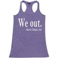 thumbnail image 1 of Shop4Ever Women's We Out. Harriet Tubman, 1849 Racerback Tank Top Medium Purple, 1 of 5