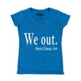 thumbnail image 1 of Shop4Ever Women's We Out. Harriet Tubman, 1849 Slim Fit V-Neck T-Shirt X-Large Heather Royal Blue, 1 of 5