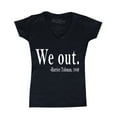 thumbnail image 1 of Shop4Ever Women's We Out. Harriet Tubman, 1849 Slim Fit V-Neck T-Shirt X-Small Black, 1 of 5