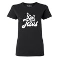 thumbnail image 1 of Shop4Ever Women's Y'all Need Jesus Graphic T-Shirt Large Black, 1 of 5