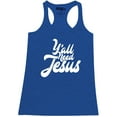 thumbnail image 1 of Shop4Ever Women's Y'all Need Jesus Racerback Tank Top XX-Large Royal Blue, 1 of 5