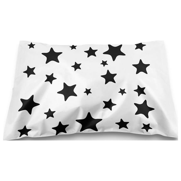 Shop4Mailers 10x13 Glossy Black and White Stars Poly Bag Mailer Envelopes 2 Mil 100 Pack
