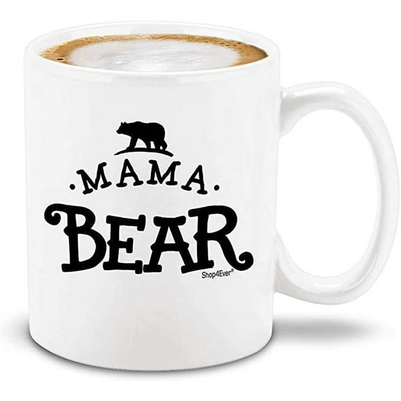 Shop4ever Mama Bear Ceramic Coffee Mug Tea Cup New Mom Mommy To Be Mug (11 oz.)
