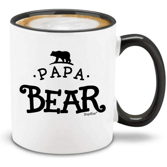 Shop4ever Papa Bear Ceramic Coffee Mug Tea Cup (11oz.)