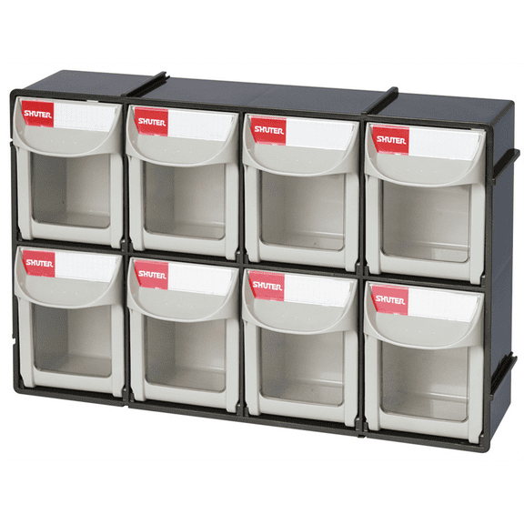 ShopSol Flip Out Part Storage Bins - 8 Compartment