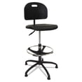 thumbnail image 1 of ShopSol Workbench Shop Chair, Supports Up to 250 lb, 22" to 32" Seat Height, Black, 1 of 3