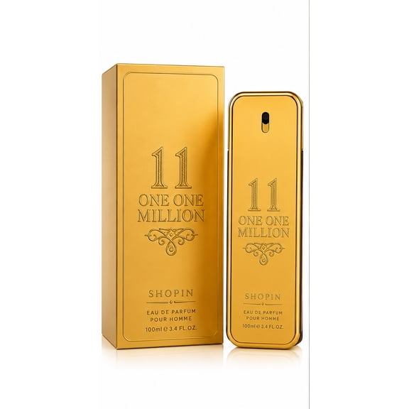 Shopin One One Million Eau de Parfum for Men, 3.4 fl oz (100 mL)
