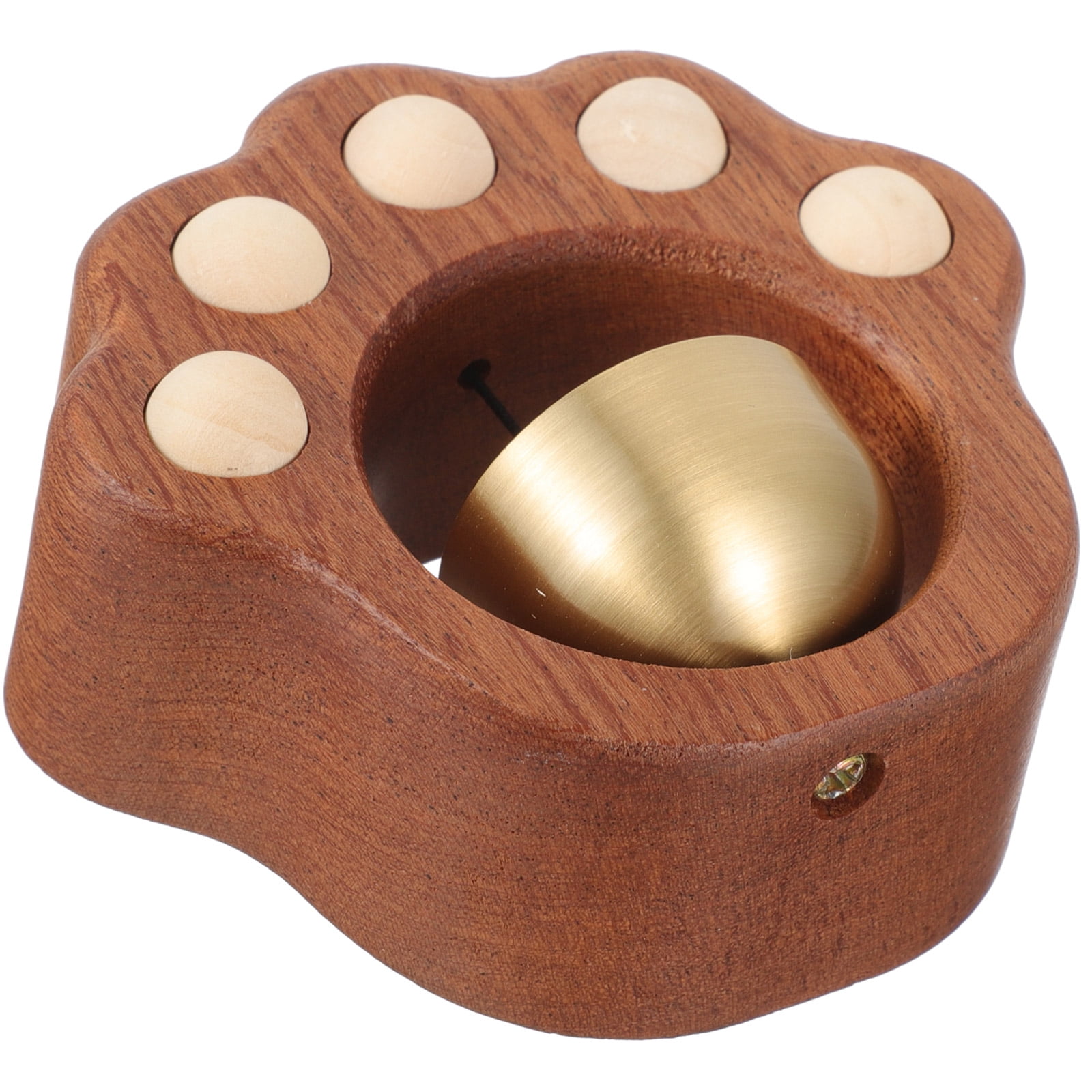 Shopkeeper Bell Wooden Paw Shaped Bell Door Open Bell Door Wind Chime