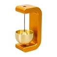 thumbnail image 1 of Orange Dopamine Theme Doorbell Chime With Suction Mount Brass And Alloy Construction For Entrance Decoration, 1 of 6