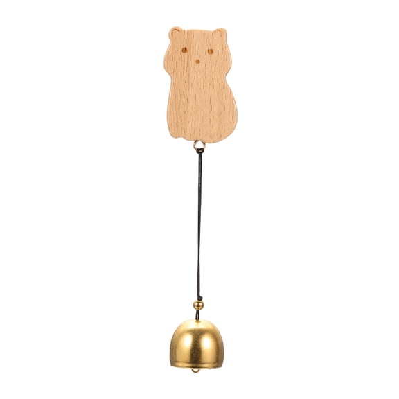 Shopkeepers Bell, Wood Door Chime Hanging Door Bell for Door Opening,Kitten