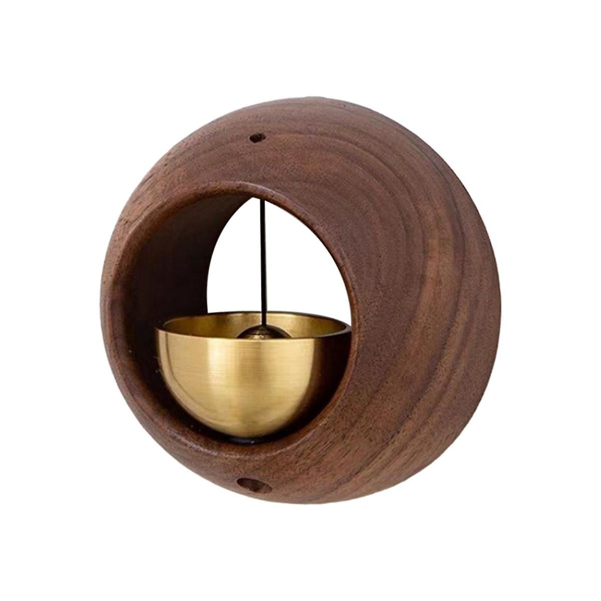 Shopkeepers Bell for Door Opening Wind Chime Absorption Wood