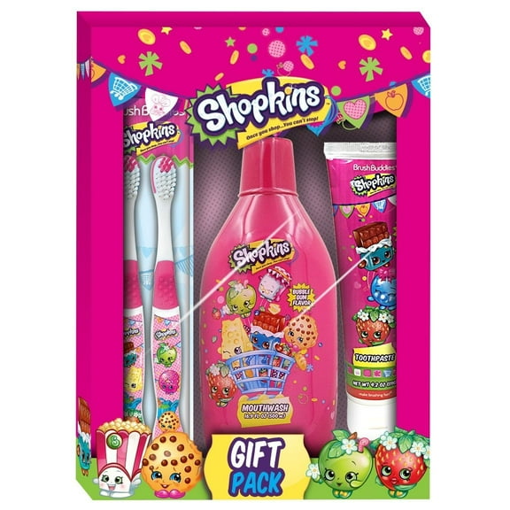 Shopkins 3-Piece Dental Hygiene Gift Pack