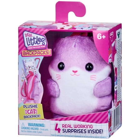 Shopkins Backpacks! Plushie Hamster Mystery Pack (Purple)