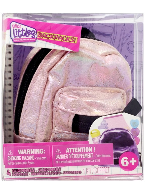 Shopkins Backpacks! Series 4 Irridescent Peach Mystery Pack