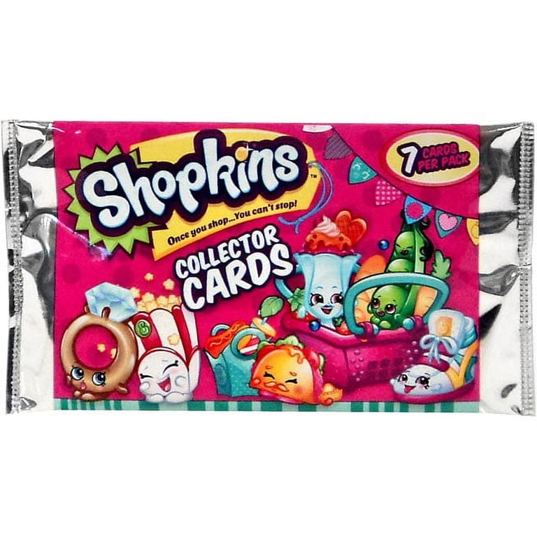 Shopkins Season Shopkin Trading Cards Bulls-i-Toy Shopkins Collector  Trading Card Pack, Cards