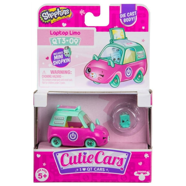 Shopkins Cutie Cars Laptop Limo Single Pack Walmart