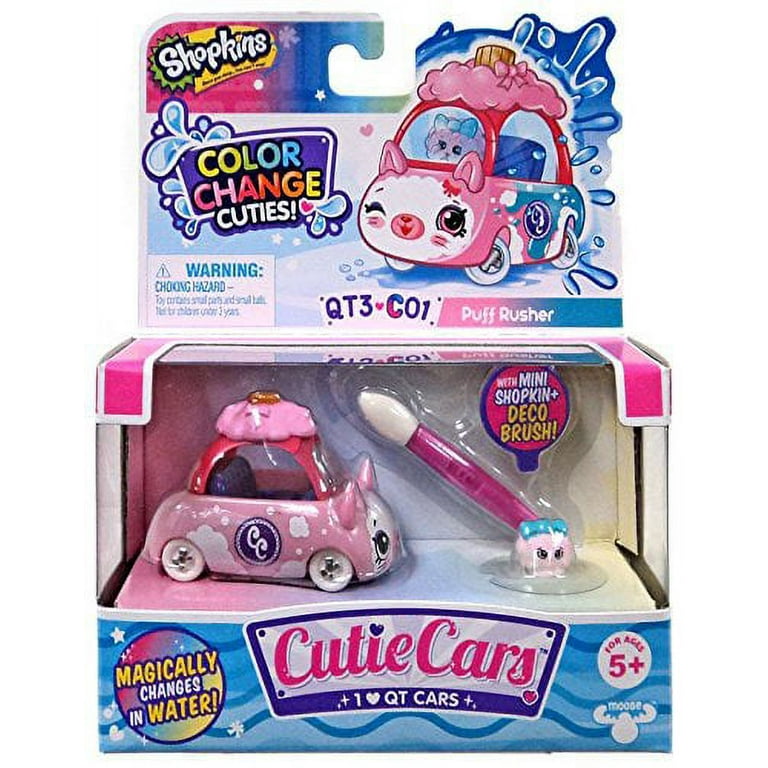 Shopkins Cutie Cars Series 3 Color Change Cuties QT3 C01 Puff Rusher